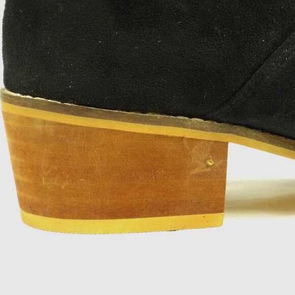 Corkys Hey Girl SPILL THE TEA Black Envelope Ankle Bootie Size 10 New in Box - Picture 10 of 11